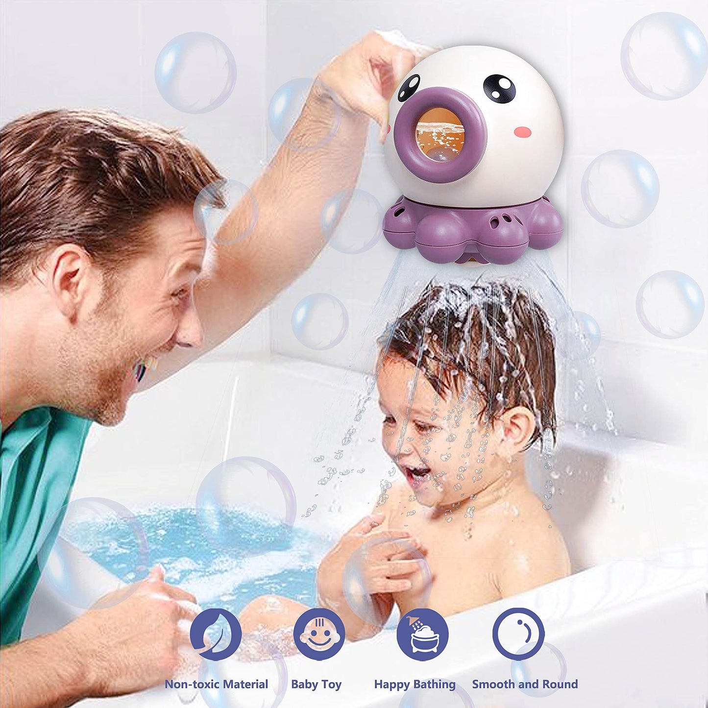 Octopus Fountain Bath Toy For Kids