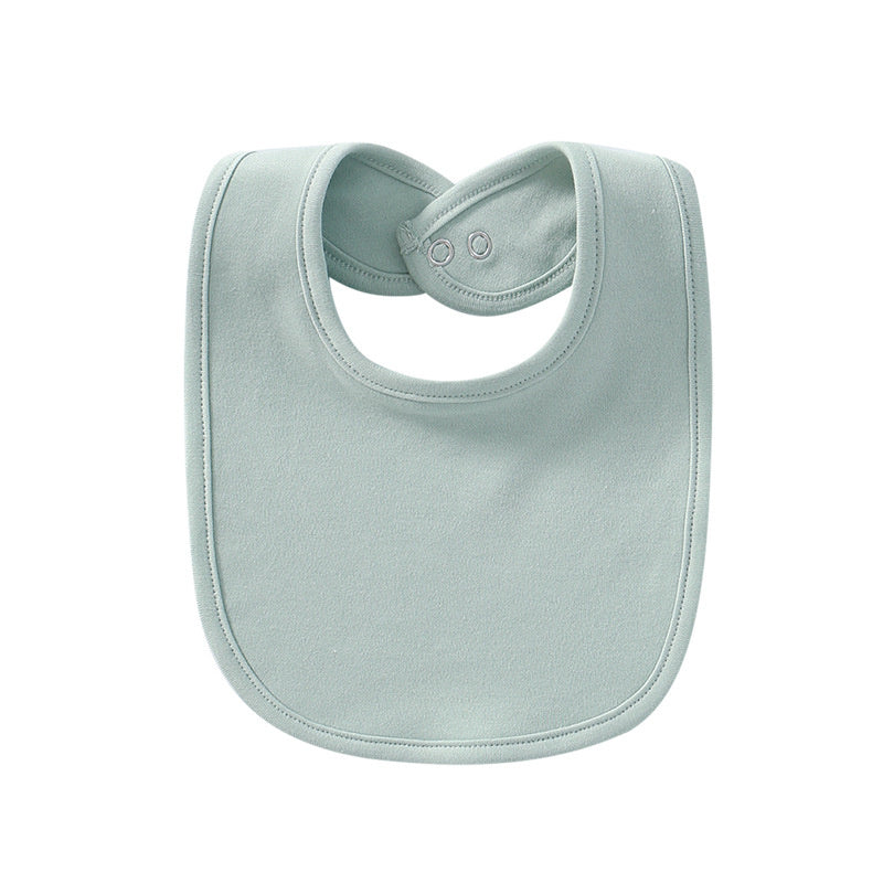 Cotton Baby Bib with Hidden Buckle