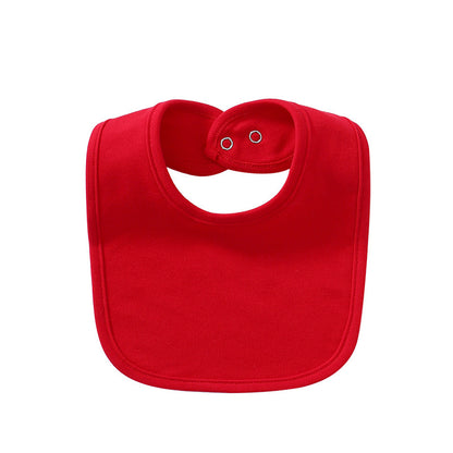 Cotton Baby Bib with Hidden Buckle