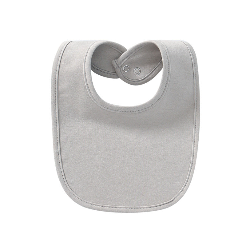 Cotton Baby Bib with Hidden Buckle