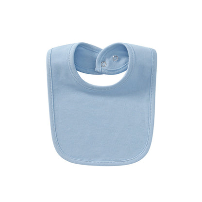 Cotton Baby Bib with Hidden Buckle