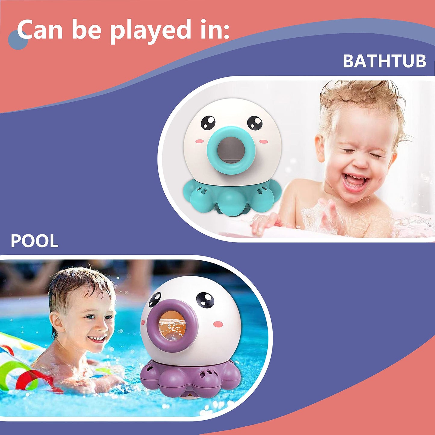 Octopus Fountain Bath Toy For Kids